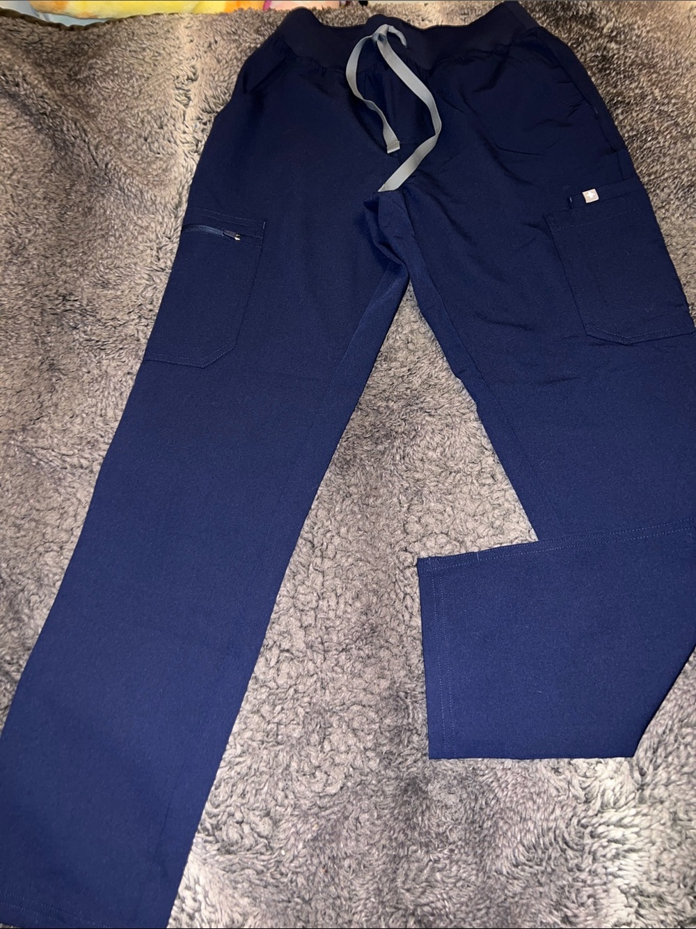 Figs Women's Navy Drawstring Utility Joggers